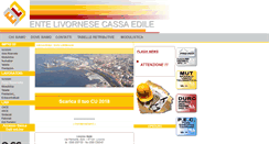 Desktop Screenshot of cassaedilelivorno.it